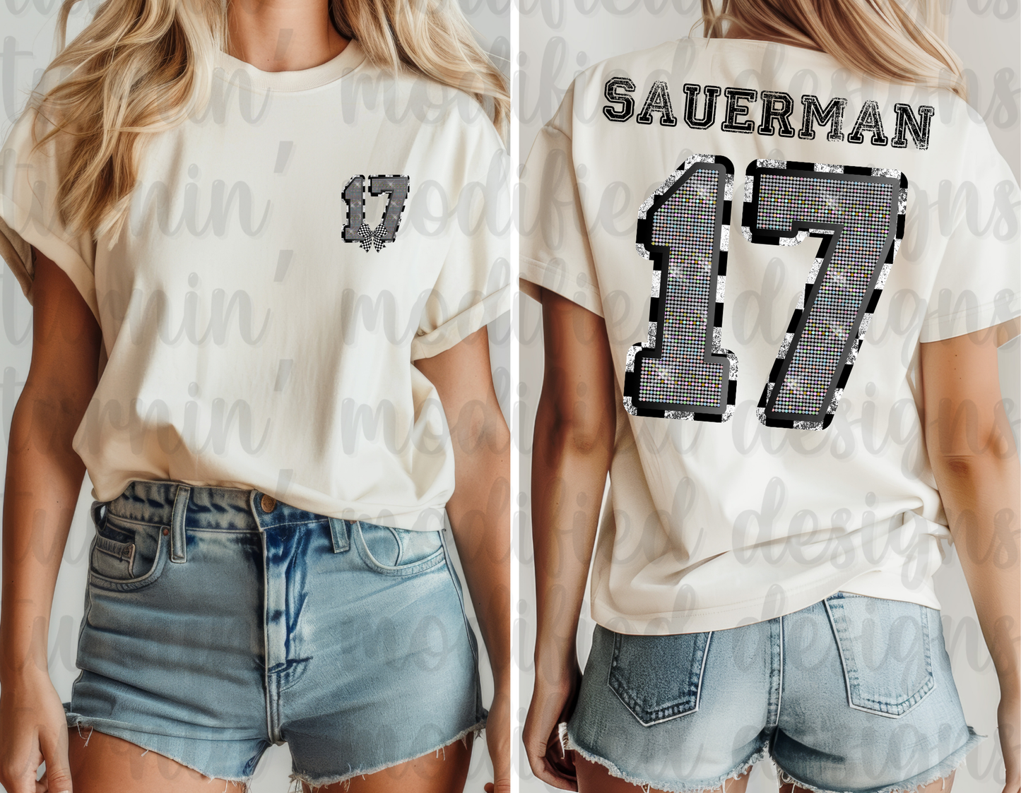 Custom Last Name W/ Custom Number