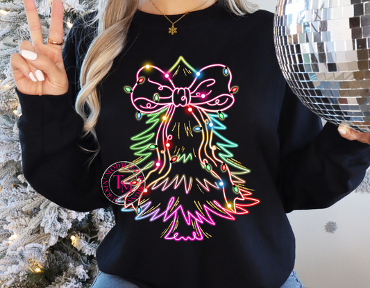 Neon Christmas Tree