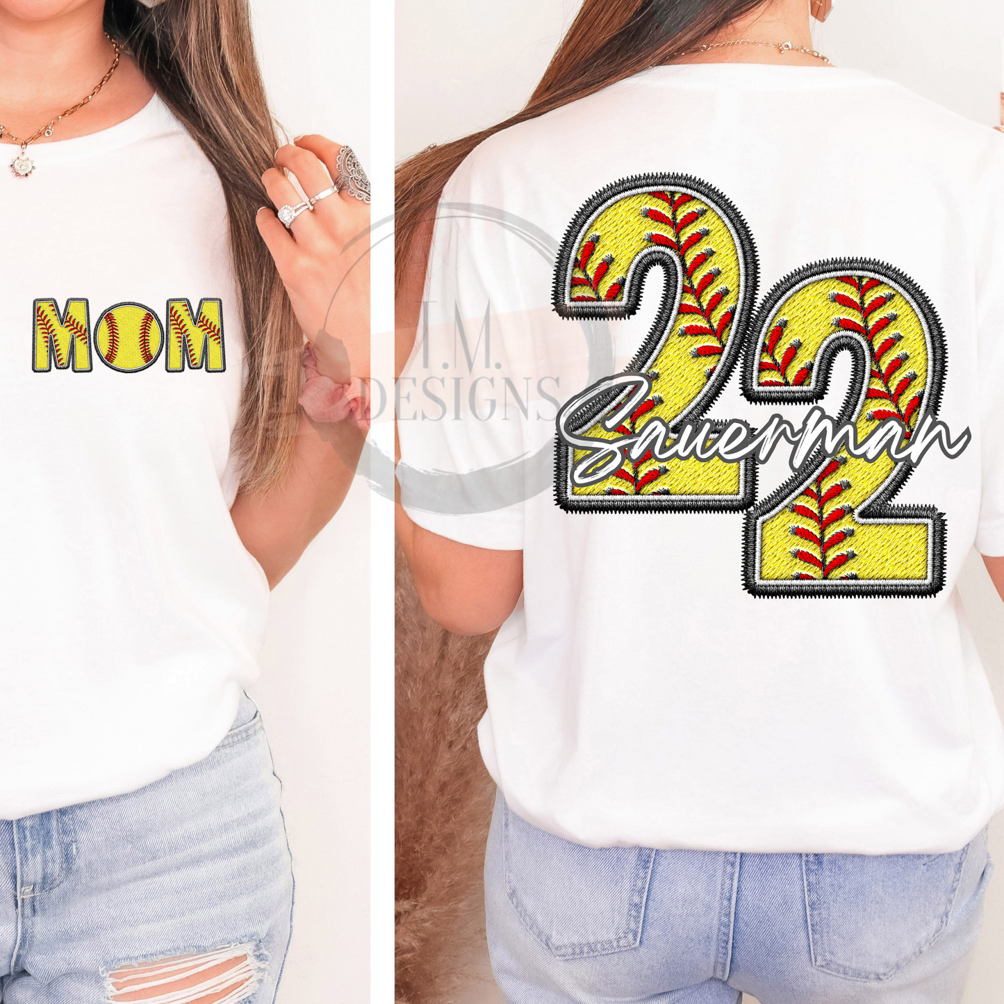 Custom Softball Number/Name