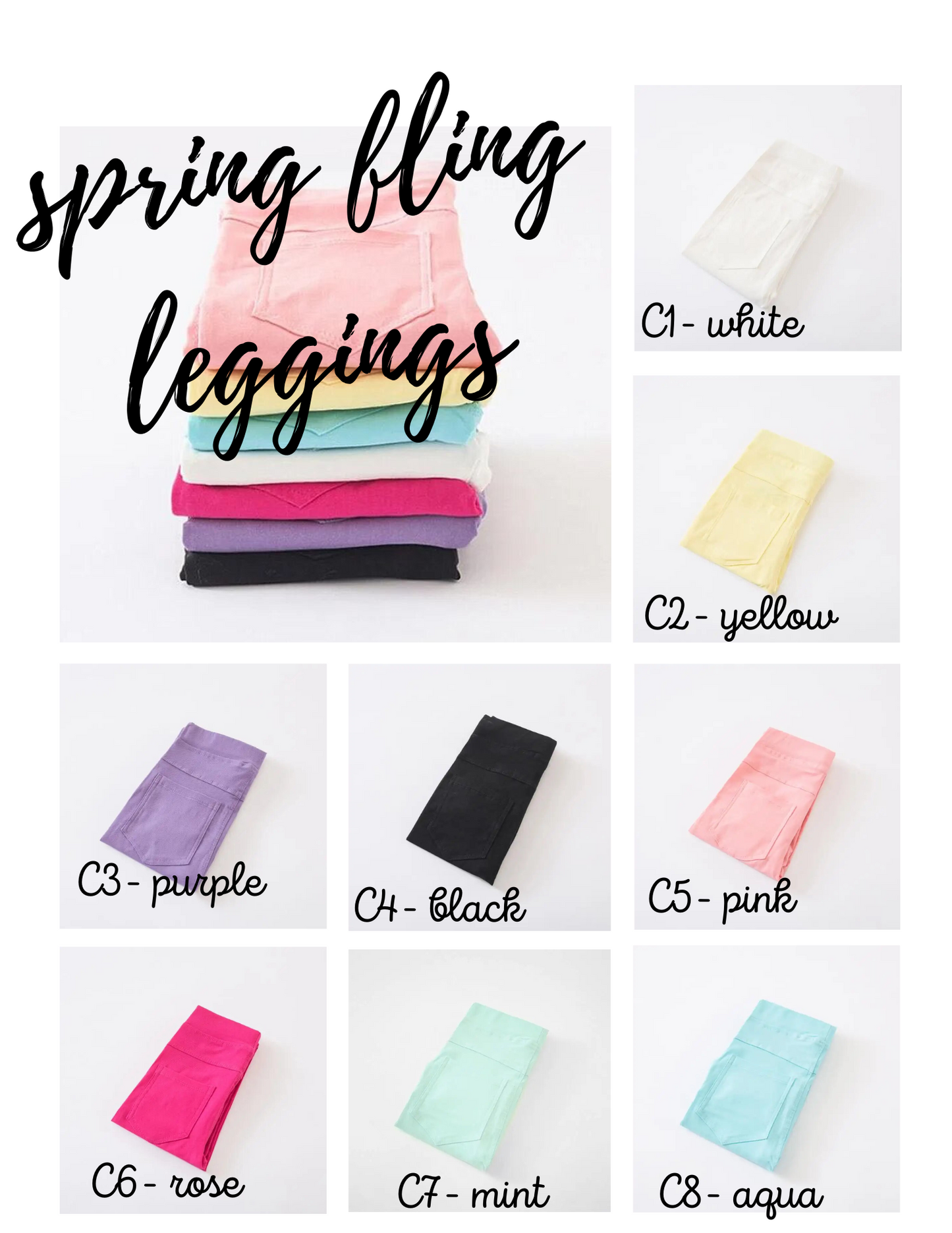 RTS: The Spring Bling Leggings