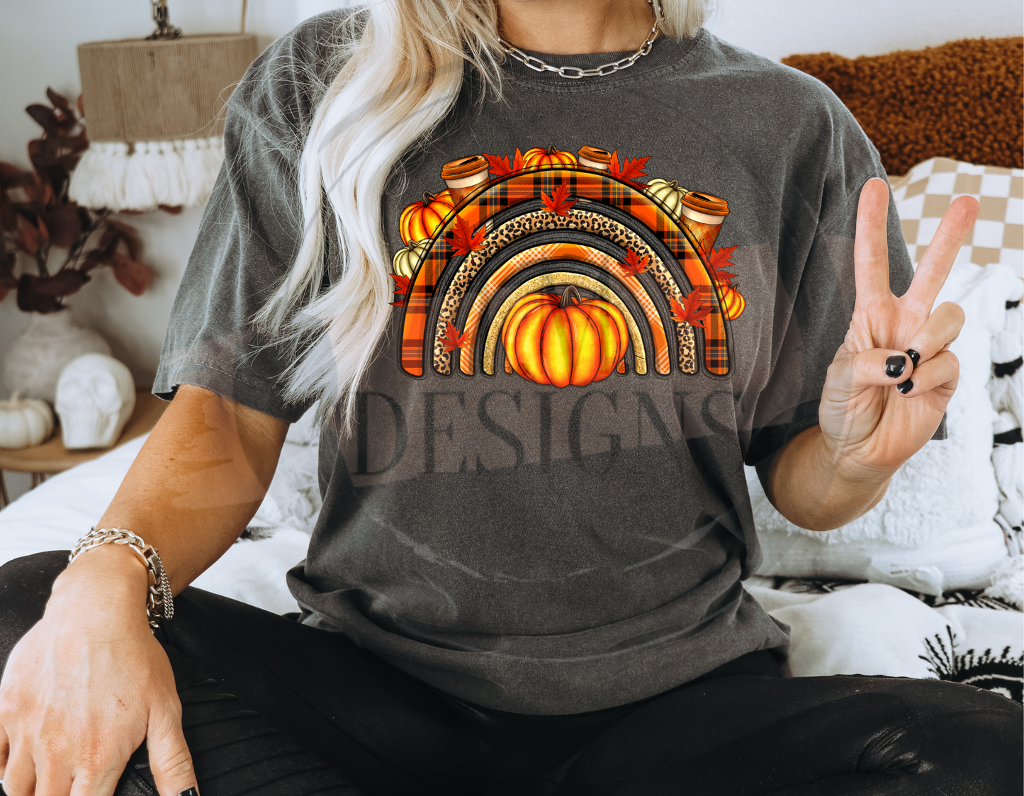 Fall Pumpkin Rainbow