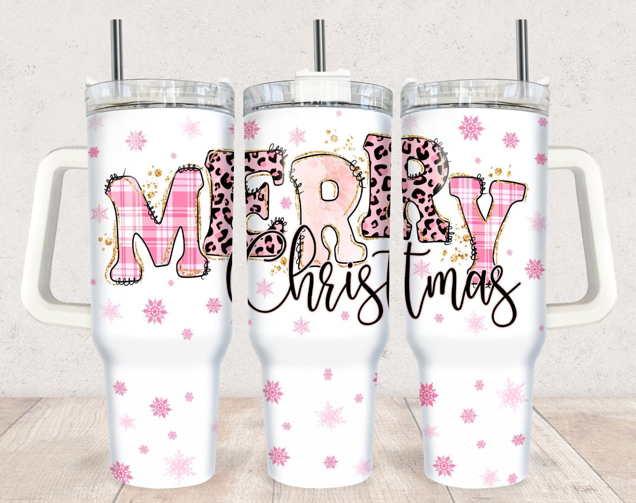 Pink Merry Christmas