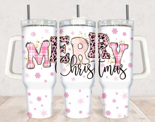Pink Merry Christmas