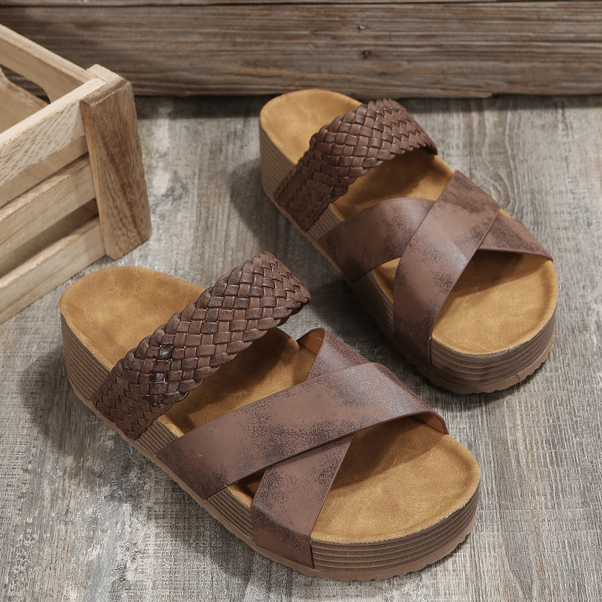 RTS: The Cross Over Slip on Sandal