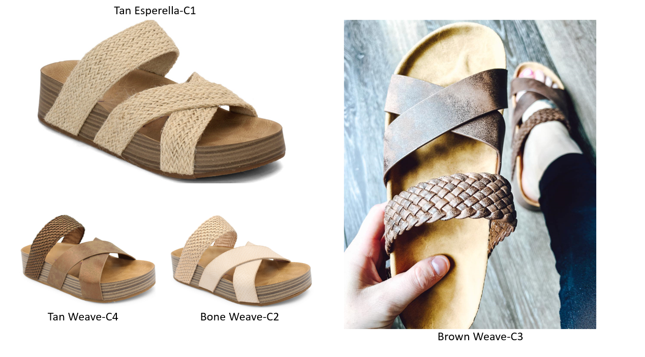 RTS: The Cross Over Slip on Sandal