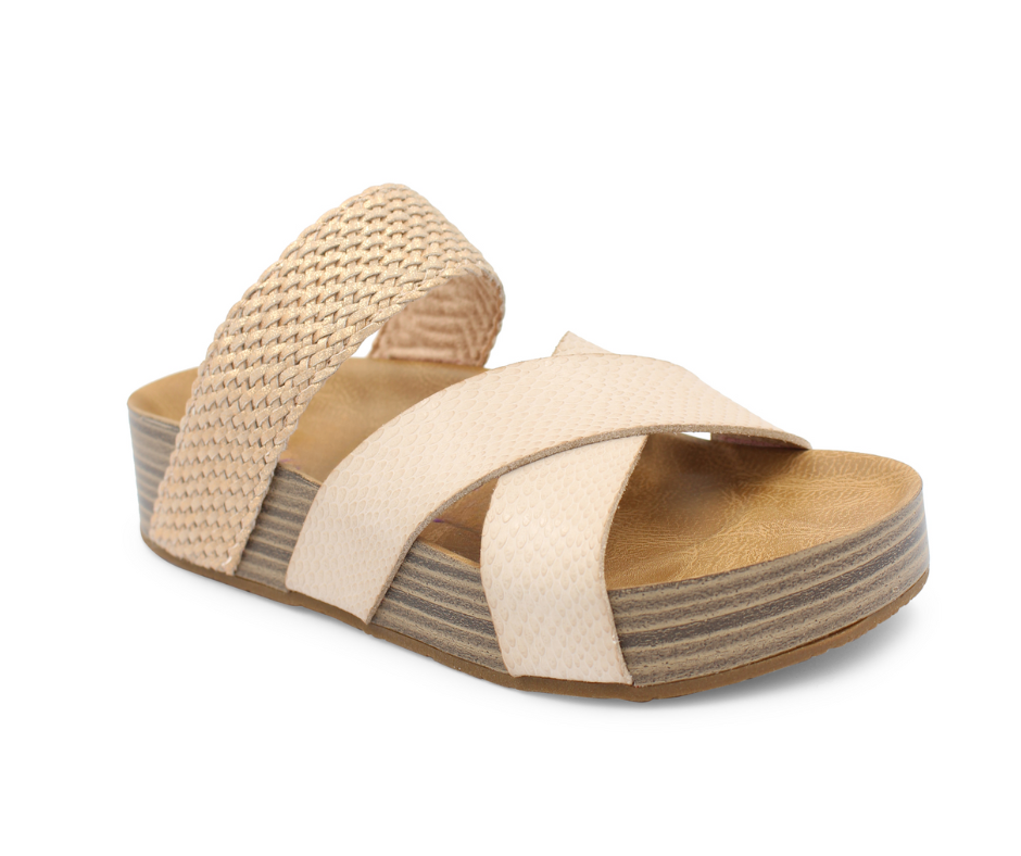 RTS: The Cross Over Slip on Sandal
