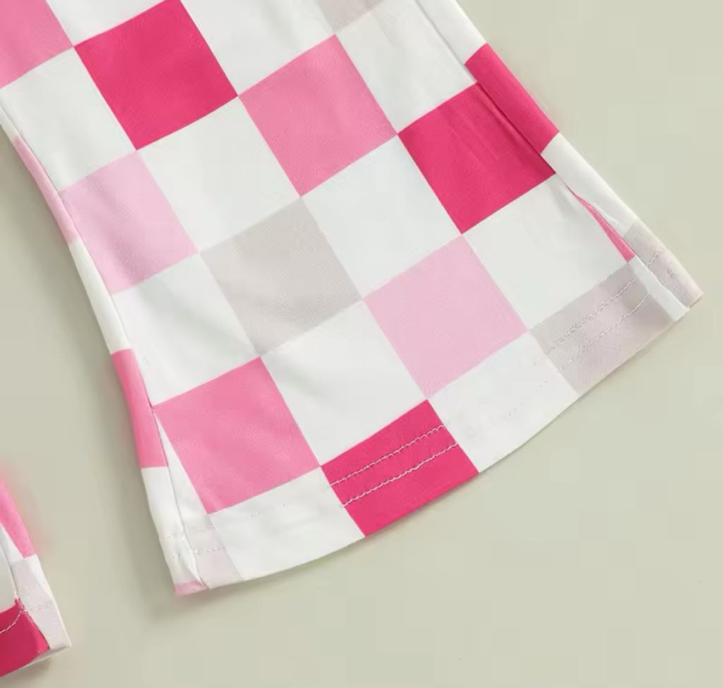 RTS: The Checker Smocked Top and Bell Set