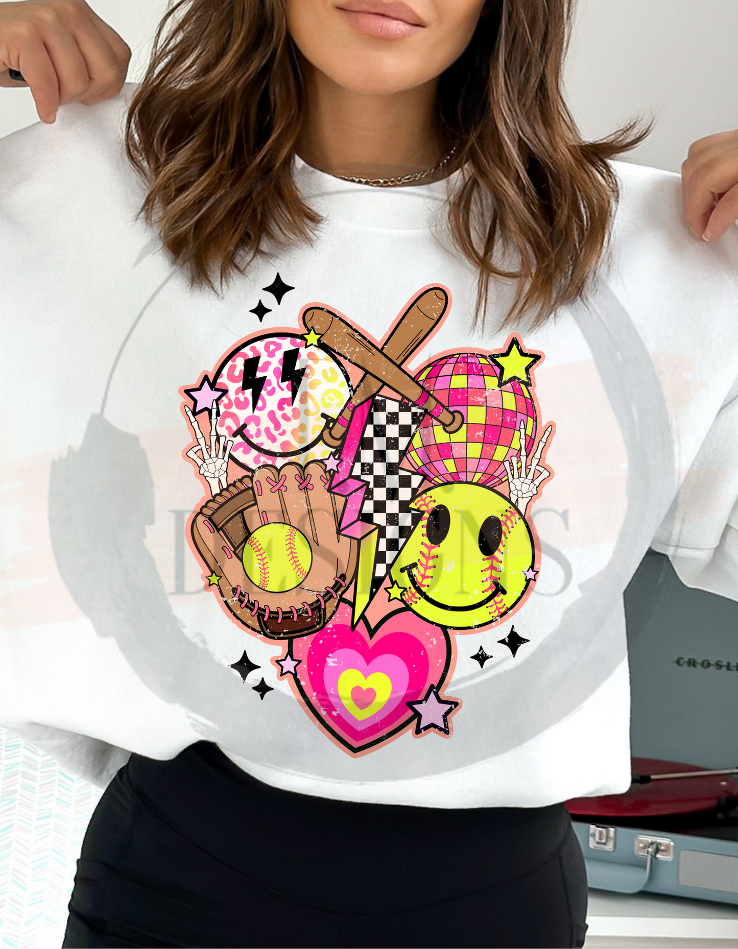 Bright Softball Collage