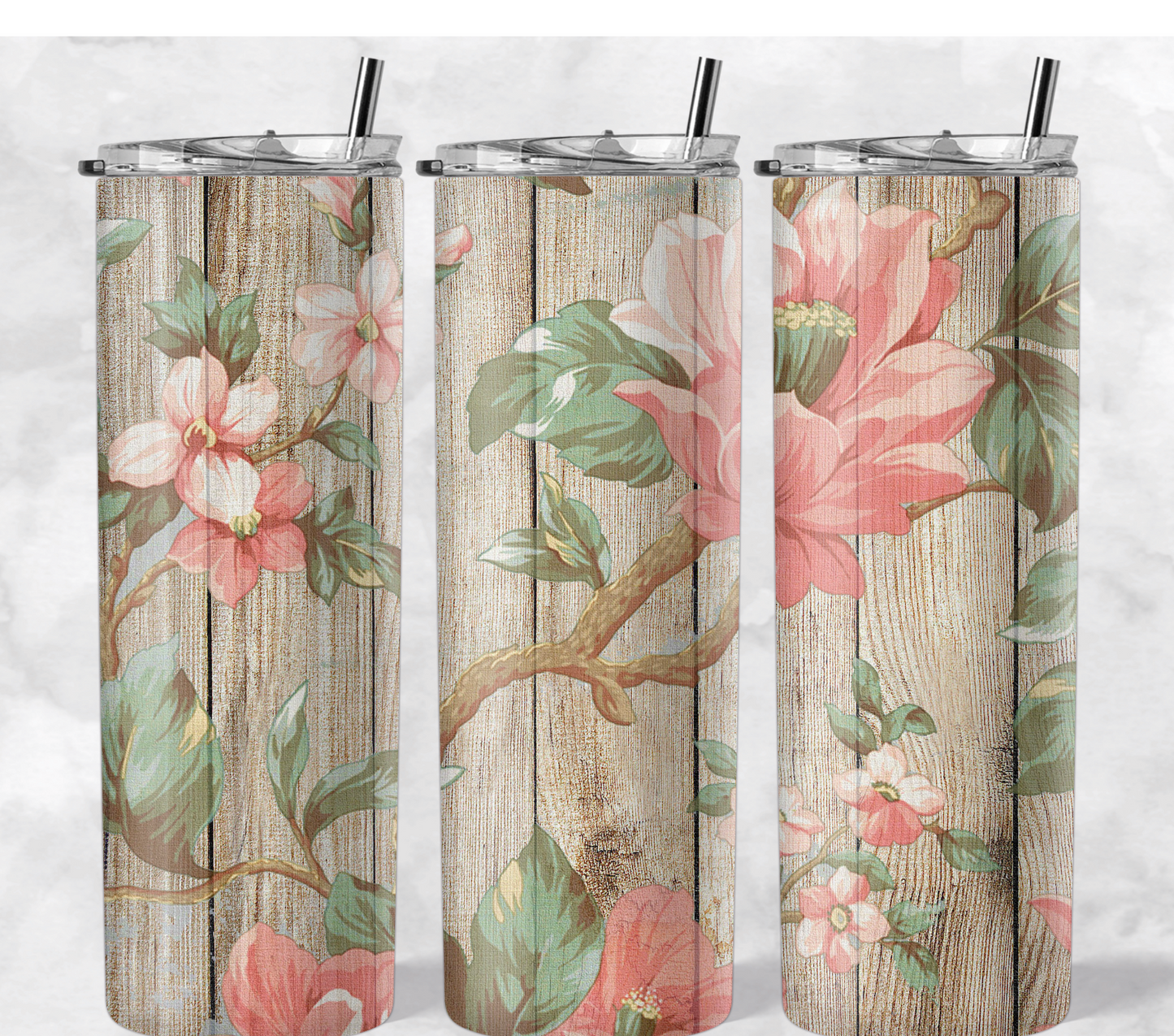 Woodgrain Floral