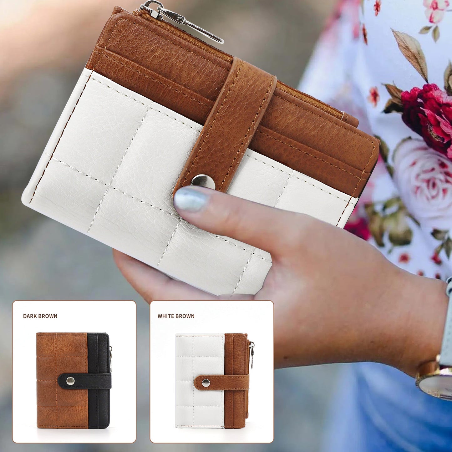PREORDER: Quilted or Checker Vegan Leather Wallets 5.27.25