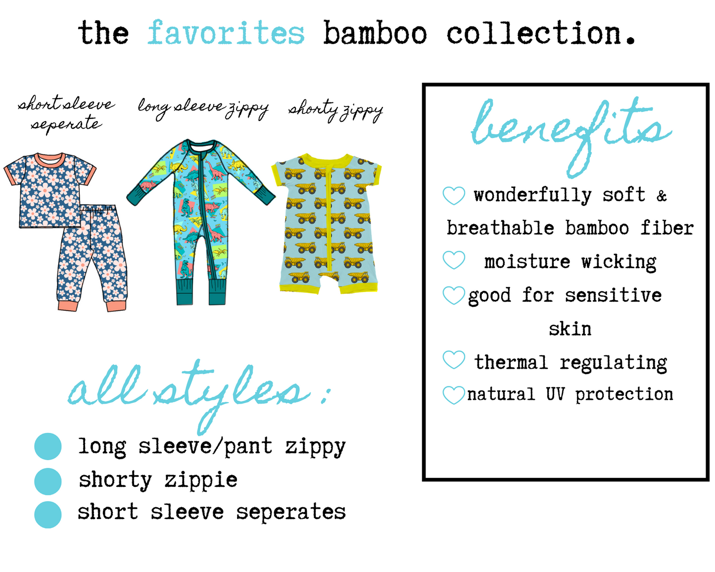 PREORDER: The Favorites Bamboo Collection (2/3t-7/8) 5.20.24