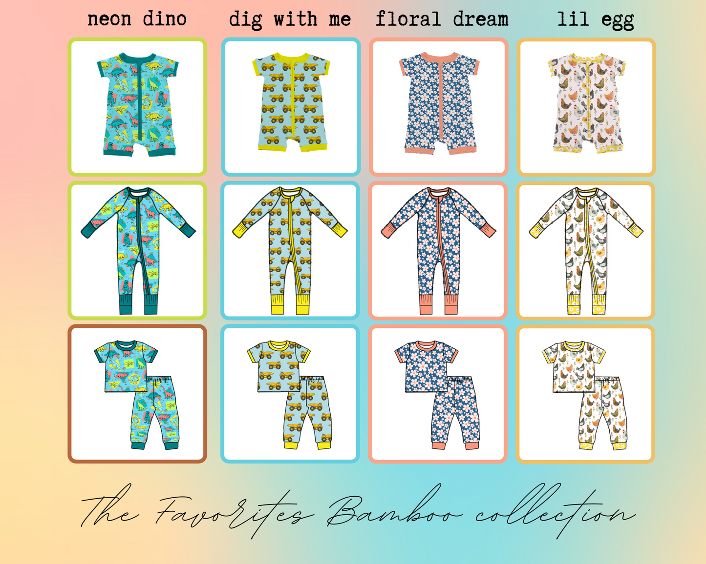 PREORDER: The Favorites Bamboo Collection (2/3t-7/8) 5.20.24