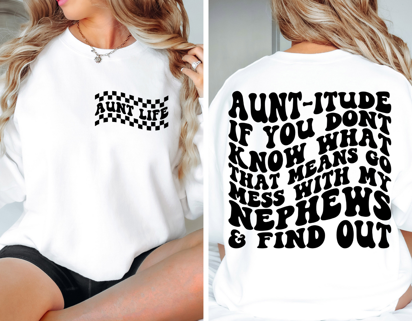 Aunt-itude Checkered