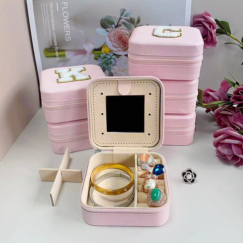 RTS: University Chenille Letter Jewelry Box