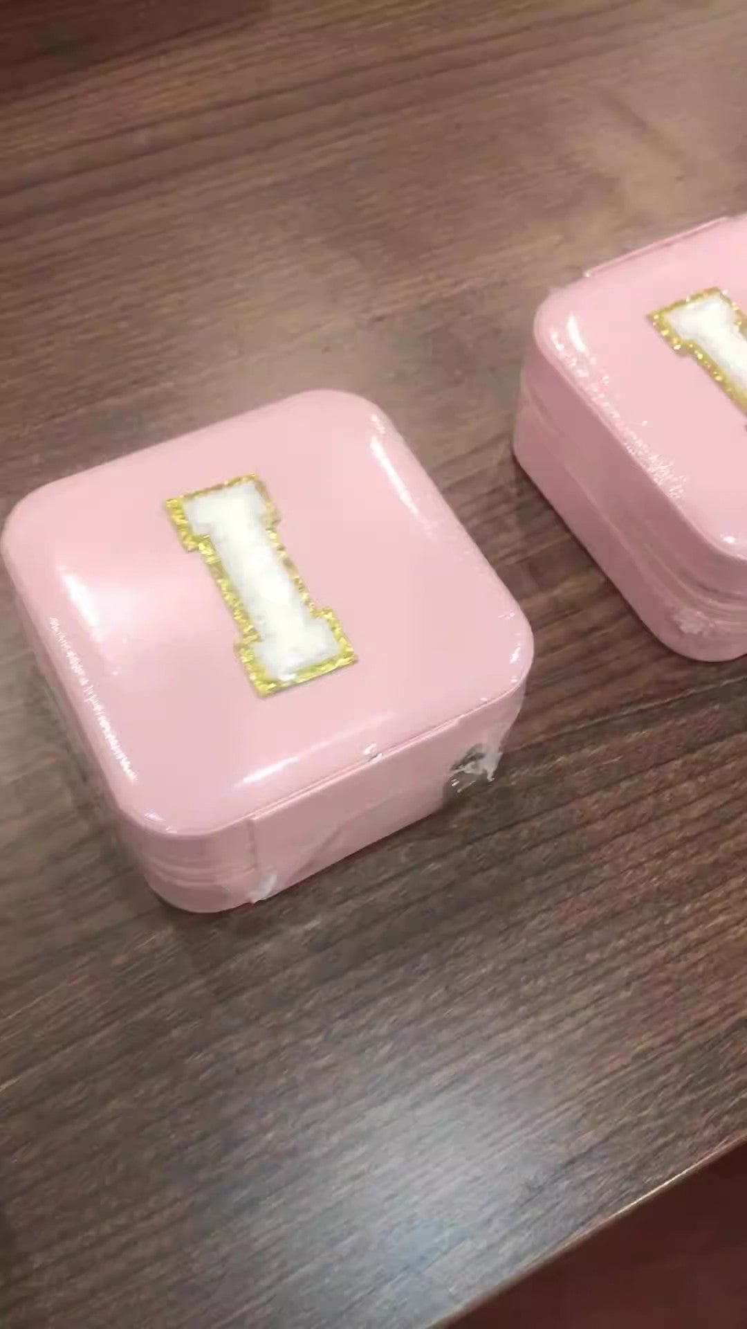 RTS: University Chenille Letter Jewelry Box