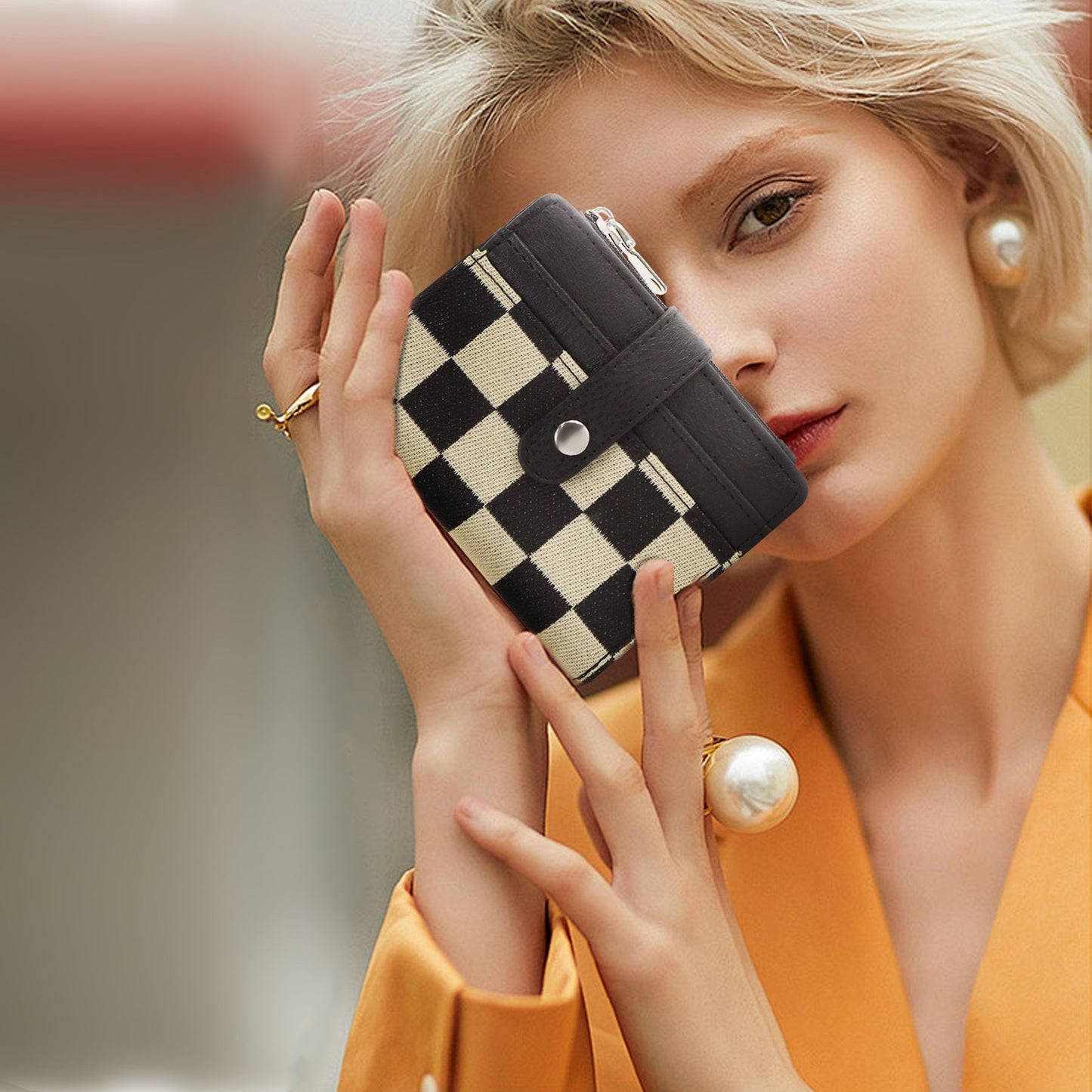 PREORDER: Quilted or Checker Vegan Leather Wallets 5.27.25