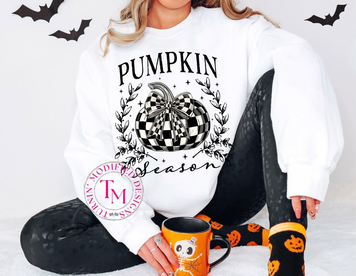 Pumpkin Season Checkered