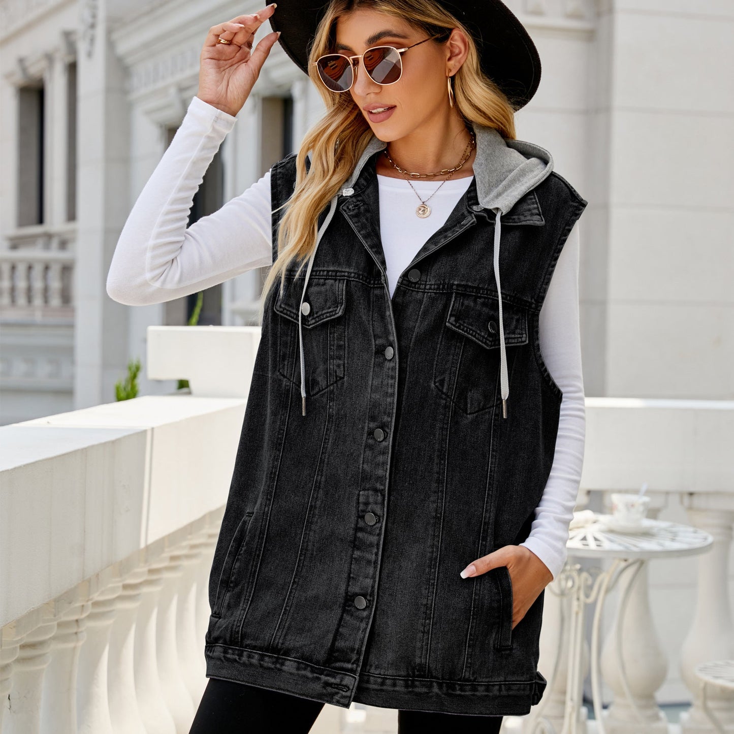 RTS: The Janie Jean Vest with Detachable Hood