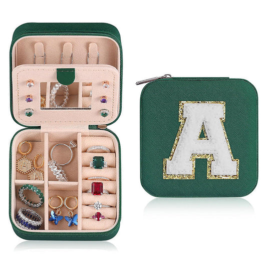 RTS: University Chenille Letter Jewelry Box