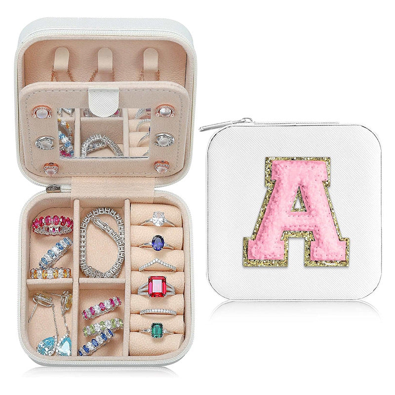 RTS: University Chenille Letter Jewelry Box
