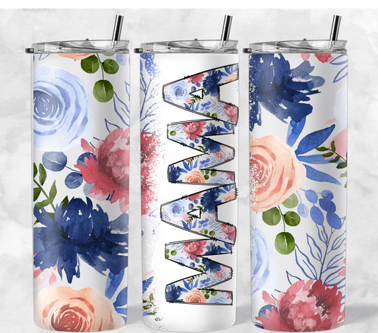 MaMa Side Watercolor Florals